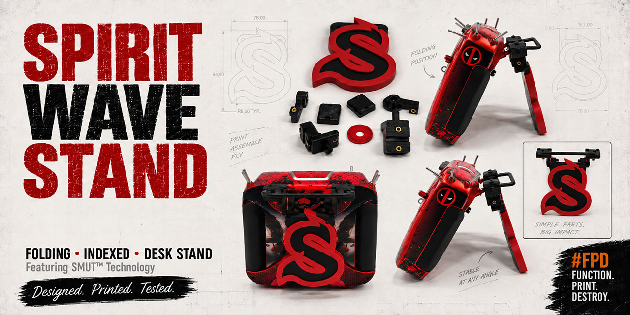 Spirit WAVE folding indexed stand project